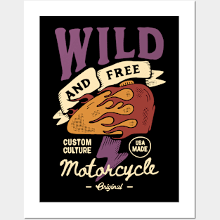 Motorcycle tank Posters and Art